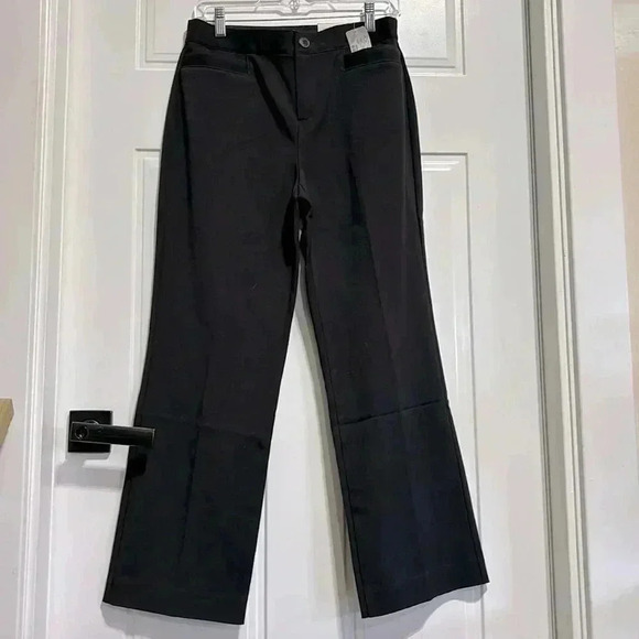 Christopher &  Banks Classic fit trouser leg pants, 2 front slash pockets - Picture 1 of 10